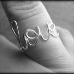 Love Ring.wire Ring.word R..